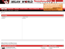 Tablet Screenshot of milanworld.net